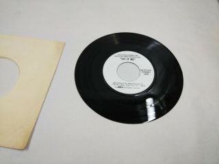 Beatles Rare 1970 U.  S.  Apple Records,  " Let It Be " Dialogue Promotional 45 Nm