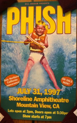 Phish Shoreline 1997 7/31/97 Poster