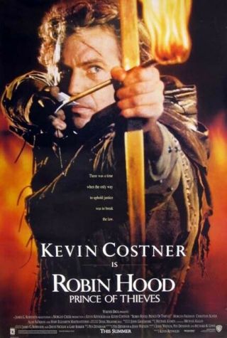 Robin Hood: Prince Of Thieves 27x40 Movie Poster 1991 Last One (th48)
