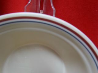 8 Corelle Abundance - Country Morning Soup Salad or Cereal Bowls Blue Maroon EUC 7