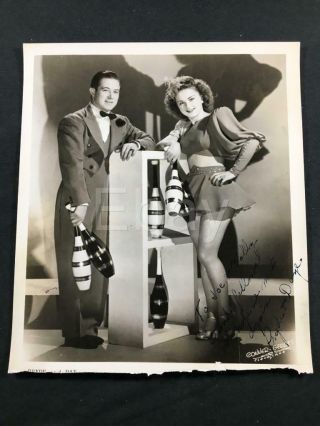 1940s Autographed Jugglers Pryde And Doug ? Old Signed Photo A263