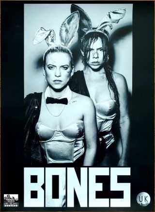 Bones Uk 2019 Ltd Ed Huge Rare Poster Palaye Royale Nine Inch Nails Bush Cult