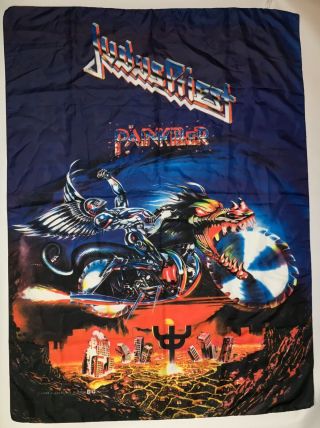 Judas Priest Painkiller Vintage Flag Poster Rock Banner 40x30 Wall Cloth Italy