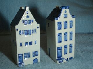 4 Delft Delftware Holland Canal Houses Designed by Elesva 5 3/4 