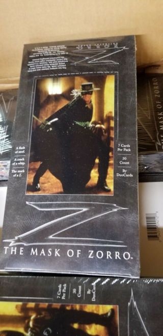 The Mask Of Zorro Movie Trading Cards Pack Box Antonio Banderas