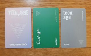 SEVENTEEN 2nd Album ' TEEN,  AGE ' Official Photocards Select Member Set 3