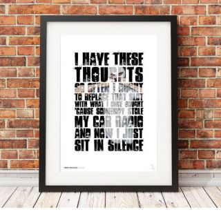 Twenty One Pilots ❤ Car Radio ❤ Song Lyrics Poster Art Print In 5 Sizes 1