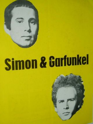 Simon & Garfunkel.  Uk Tour Programme.  London.  1967