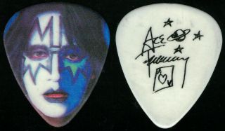 Kiss - Ace Frehley Solo Tour Guitar Pick Makeup Face