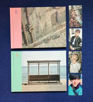 Bts You Never Walk Alone Album Set Left,  Right,  4 Photocards,  Standee