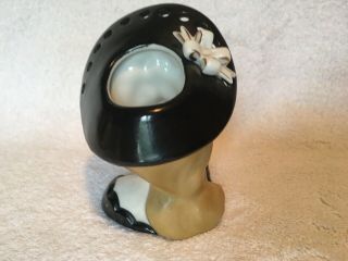 Gorgeous Vintage Lady Head Vase Polka Dots Napco S673A 3