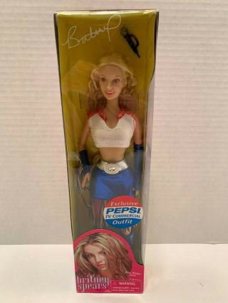 Rare Britney Spears Doll Exclusive Pepsi Tv Commercial Outfit 2001 -,
