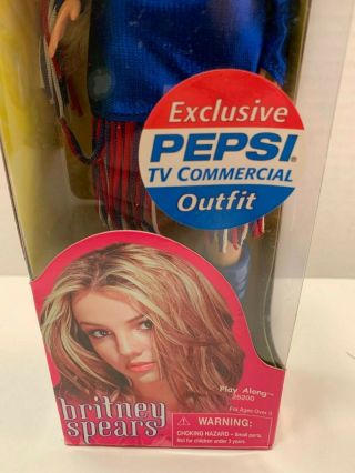 Rare Britney Spears Doll Exclusive Pepsi TV Commercial Outfit 2001 -, 4
