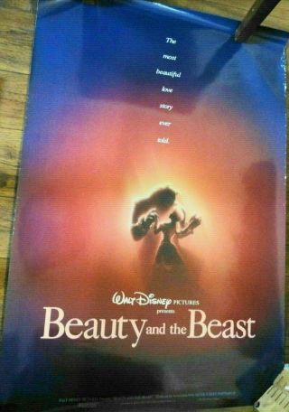 Beauty And The Beast Disney 1 - Sheet Theatrical Poster Ds Rolled