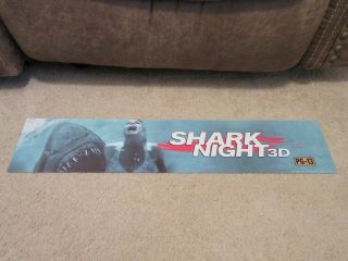 Shark Night - 3d [2011] D/s 5x25 [large] Movie Theater Poster [mylar]