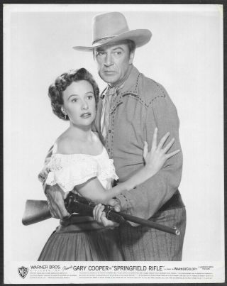 Western Gary Cooper 1950s Photo Springfield Rifle Phyllis Thaxter