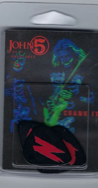 John 5 And The Creatures Tour Set Guitar Pick Pack Crank It Marilyn Manson