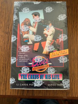 1992 Rare Elvis Presley “cards Of His Life”—sealed Box—series3