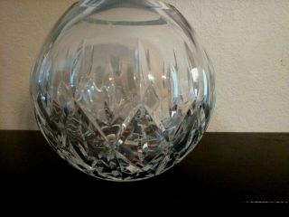 BLOCK Large Lead Crystal Fish Bowl Vase 6.  5 