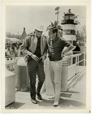40 Pounds Of Trouble 1962 Candid Tony Curtis Norman Jewison Disneyland