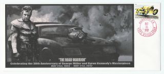 Road Warrior Mad Max Mel Gibson Ltd Ed Art Stamp Envelope Cachet Signed Numbered