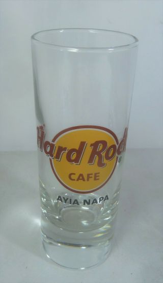 Hard Rock Cafe Ayia Napa 1 Shot Glass Hrc,  In Brand Box