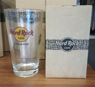Hard Rock Cafe Phnom Penh Pint Glass