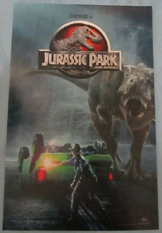 Jurassic Park Movie Promo Poster 2019 Fan Expo Comic Con Horror
