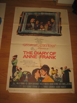 The Diary Of Anne Frank 1sh Movie Poster