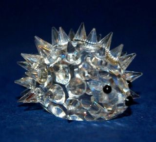 Swarovski Medium Hedgehog Cut Crystal Ornament
