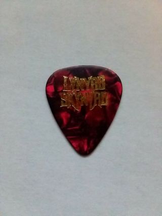 Lynyrd Skynyrd 2013 Tour Guitar Pick Rickey Medlocke - Real Authentic Tour Gear