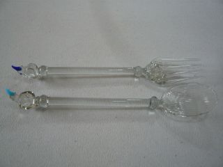 Murano Early Spoon & Fork VERY Fine Quality No Damage 7