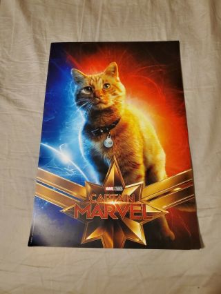 Captain Marvel - 2019 Movie Film - 9 By 13 Inch Mini Poster Promo Material Goose
