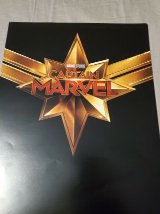 CAPTAIN MARVEL - 2019 MOVIE FILM - 9 BY 13 INCH MINI POSTER PROMO MATERIAL GOOSE 5
