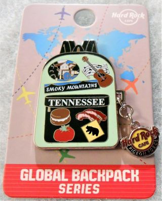 Hard Rock Cafe Pigeon Forge Limited Edition 2019 Global Backpack Series Pin