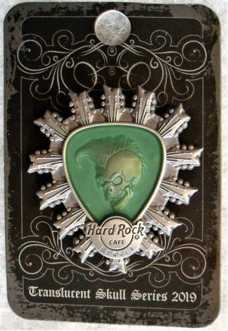 Hard Rock Cafe Denver 3d Translucent Skull Series Guitar Pick Pin 510941