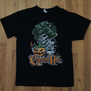 Cypress Hill 2008 Halloween Haunted Hill T Shirt Weed Pumpkin Size Medium