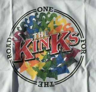The Kinks One For The Road 1980 U.  S.  Tour Shirt Reprint Xl With Tags