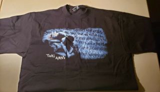 Tori Amos Authentic Concert T - Shirt Xl Never Worn 1998 Plugged Tour