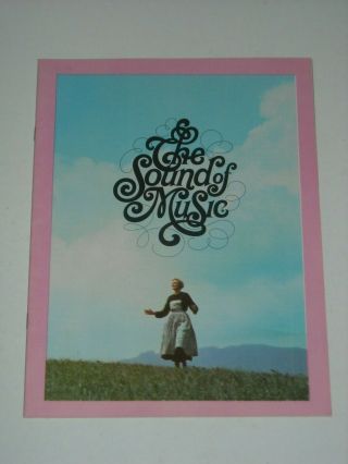 The Sound Of Music 1965 Film Program Julie Andrews Ex Cond