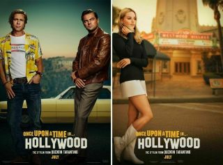 Once Upon Time Hollywood (2019) 11 X 17 Poster Set Pitt / Di Caprio / Robbie