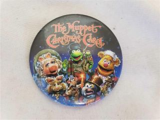 = 1992 The Muppet Christmas Carol Movie Promotional Release Pin Henson