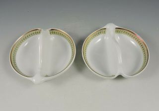 Bernardaud Limoges Constance Coupelle Divided Dish Set of 2 with TAGS 2