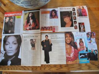 Janet Jackson French Us Clippings,  Big Poster.
