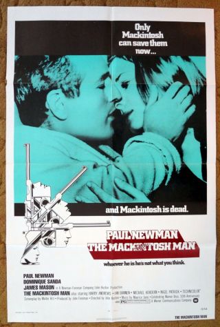 " The Mackintosh Man " & Nothing Is What It Seems - Spys & Danger - Movie Poster