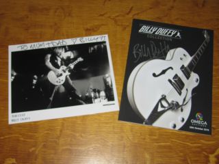 The Cult - Ceremony - Uk Promo Press Photo - Owned And Signed By Billy Duffy