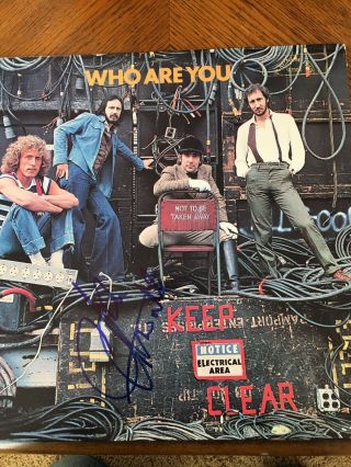 John Entwistle Autographed Who Are You Album