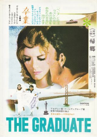 The Graduate：dustin Hoffman　 - Japanese Mini Poster Chirash