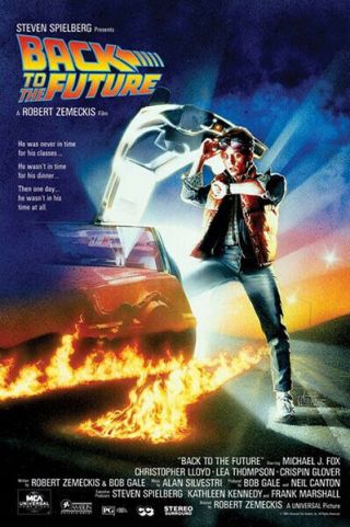 Back To The Future Movie Poster - Spielberg Michael J Fox - 91 X 61 Cm 36 " X 24 "