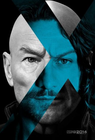 X - Men Days Of Future Past Movie Poster 2 Sided Advance Ver B Vf 27x40